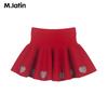M.Latin 2026 Spring Girls' Pleated Skirt