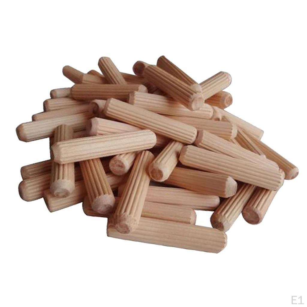 100 Universal Wooden Dowels Dübelfix Set Ø 6,,0 Mm , 6x40mm