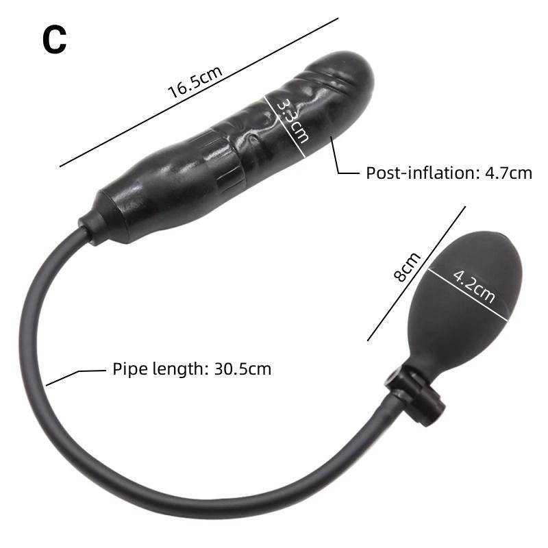 Nafukovací anální anální dilatátor bez vibrátoru Masážní přístroj prostaty Vaginální dilatátor G Stimulátor expanze bodu G Anální sexuální hračky pro dospělé