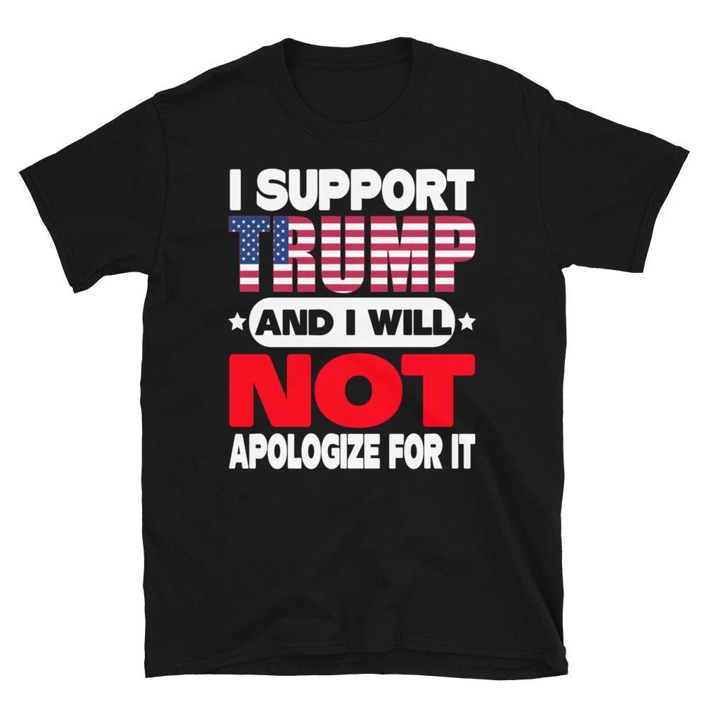 I Support Tump Political T-Shirt 2XL