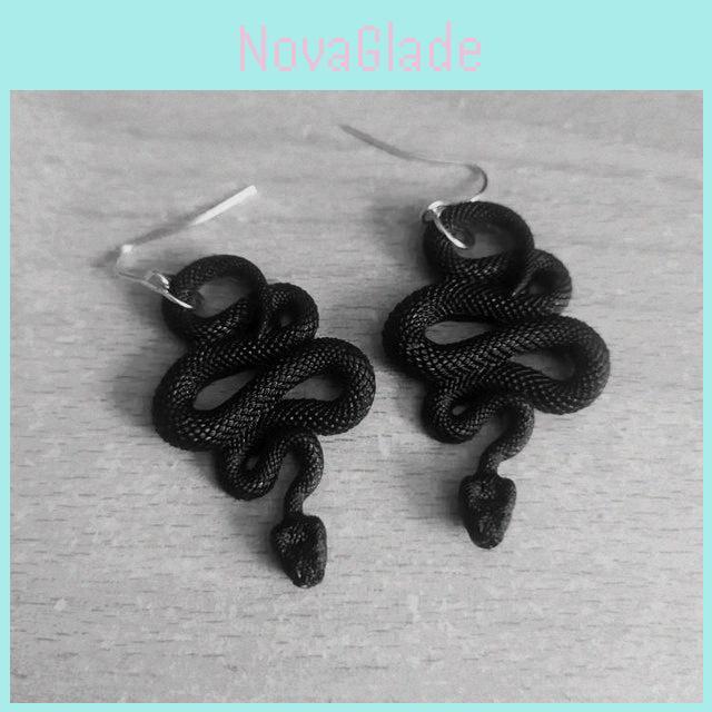 Animal Snake Alloy Earrings Handmade Trendy Jewelry For Women