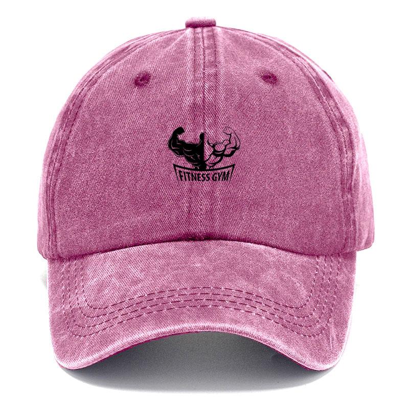 Bodybuilding Vintage Washed Cotton Baseball Cap Adjustable Distressed Trucker Hat for Unisex Gym Workout Cotton Cap Breathable Hats