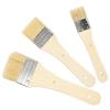 3Pcs Paint Brush Long Rod Widen Board Bristles Acrylic Oil Painting Coloring Pen Supplies