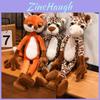 Huggable Animal Plush Dolls In Bright Colors Featuring Lion Tiger Leopard And Rabbit