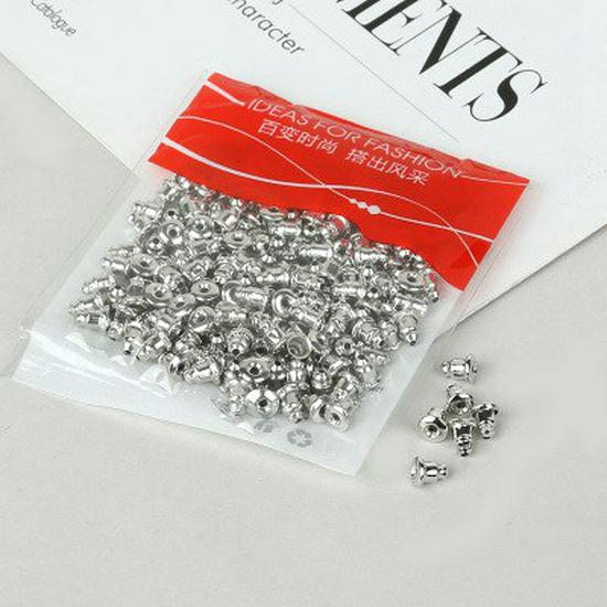 100 Anti-Slip DIY Earbud Tips and Earring Backs - Universal Fit