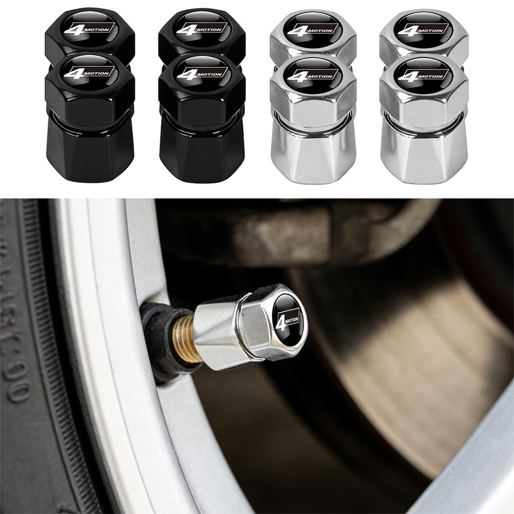 4Pcs Car Wheel Tire Valve Stem Caps Dust Covers For Volkswagen Polo GIT Sharan Golf Scirocco Touran U2 Touareg Tiguan Jetta Tcross
