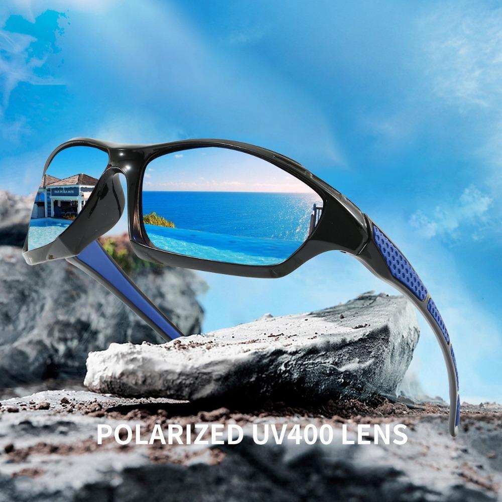 Polarized sports windproof men's and women's cycling color-changing sunglasses
