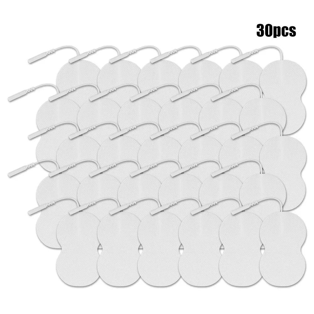 Electrode Pads Reusable Massage Patch for Tens Electrodes Digital Machine Massage 2mm Plug Body Massager Accessories