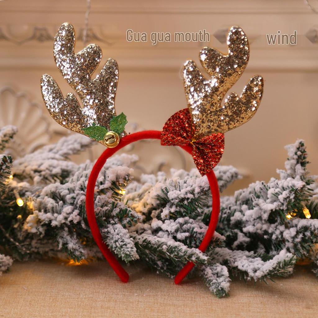 Christmas Party Decorations Children's Gift Hairband Headband Combo