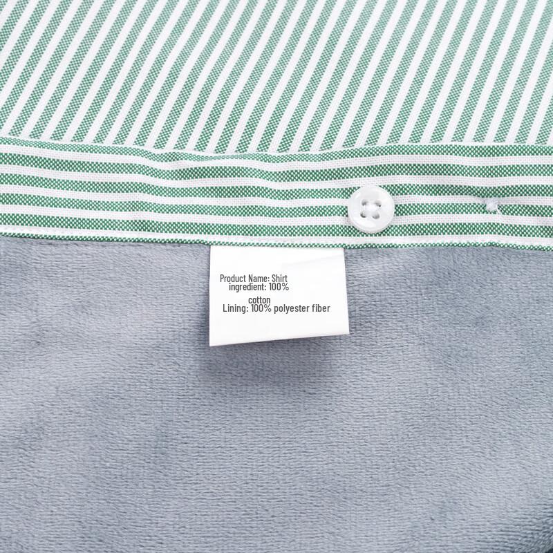 FIRS Men's Fleece-Lined Oxford Business Casual Shirt