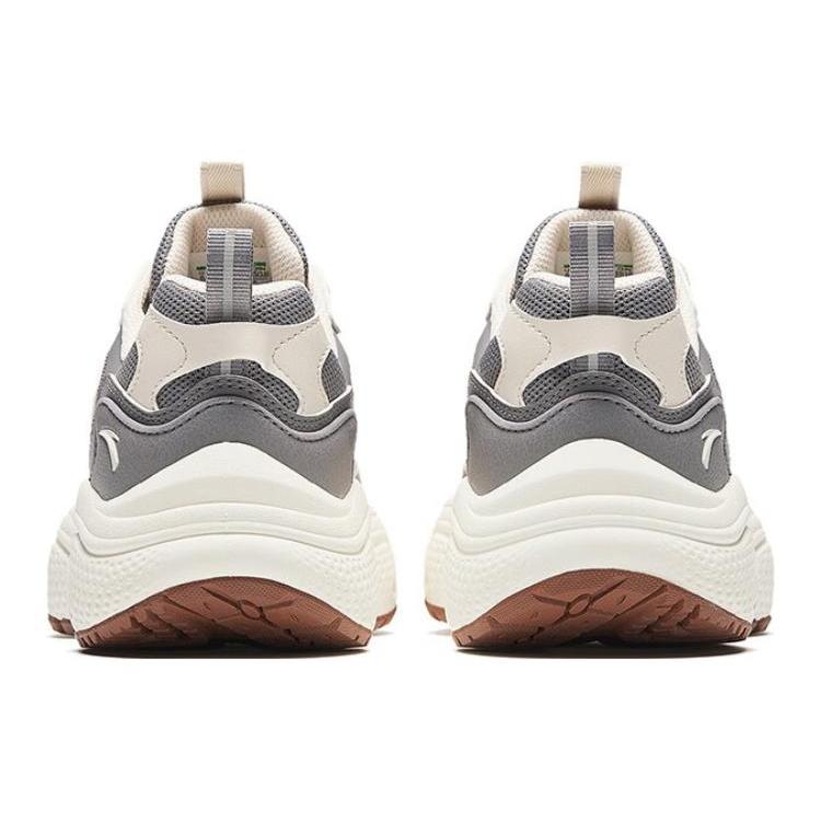 New Anta Cushioning Anti Slip Wear Resistant Breathability Low Top Casual Shoes Men's Gray 912348836-3