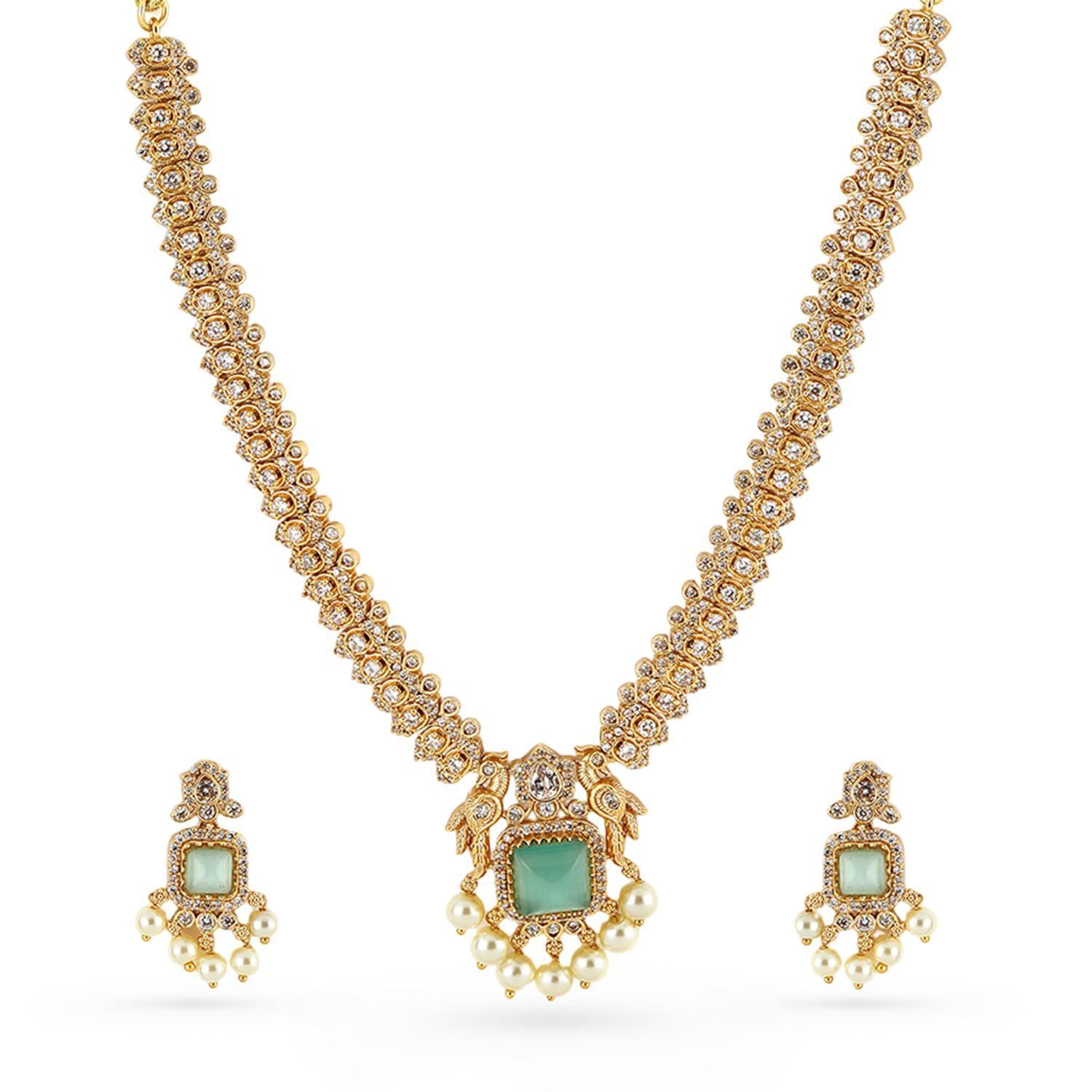 Набор ожерелий с американскими бриллиантами и цирконием, традиционные стильные украшения, подарок для женщин и девушек