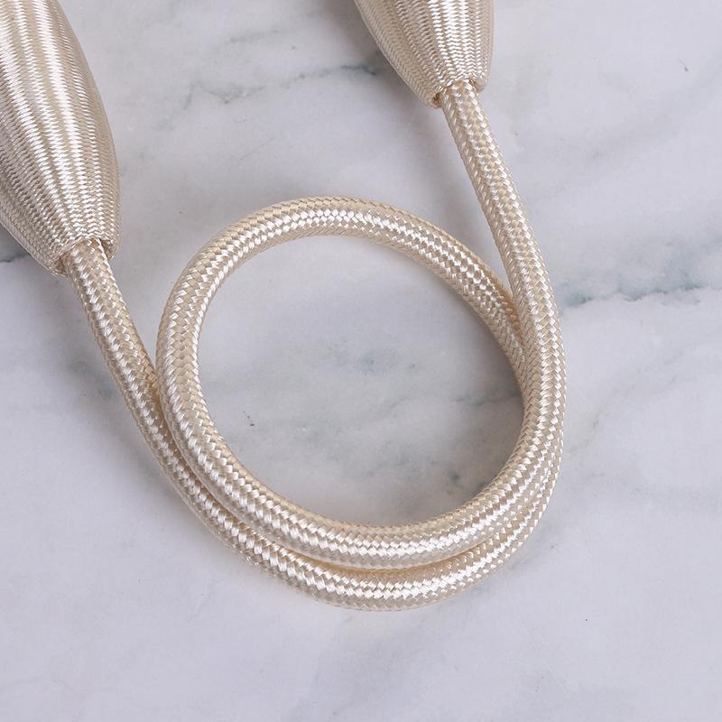 Flexible Wire Curtain Tiebacks Modern Decorative Curtain Holders Rope Ties for Window Treatment Home Decor