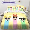 Biancheria da letto con motivo Poster delle Superchicche Decorazione per la Casa Regalo di Compleanno e Festa (1 * copripiumino + 2 * federa, senza nucleo)