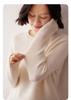 Women's 7-Gauge Double-Ply Cashmere Sweater - Autumn/Winter 2026 Collection, Versatile Solid Color Round Neck Sweater