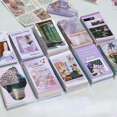 Αυτοκόλλητο σφραγίδας American Life Collection 100Pcs for Bubble Bag Box αεροπλάνο Κορίτσι Λεύκωμα Περιοδικό Ταξιδιωτικό Sketchbook DIY Decoration