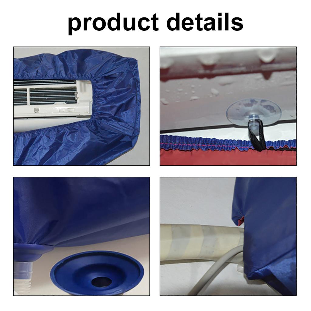 Universal Air Conditioning Washing Cover Wall Mounted Air Conditioning Protective Dust Cover Cleaning Tool with