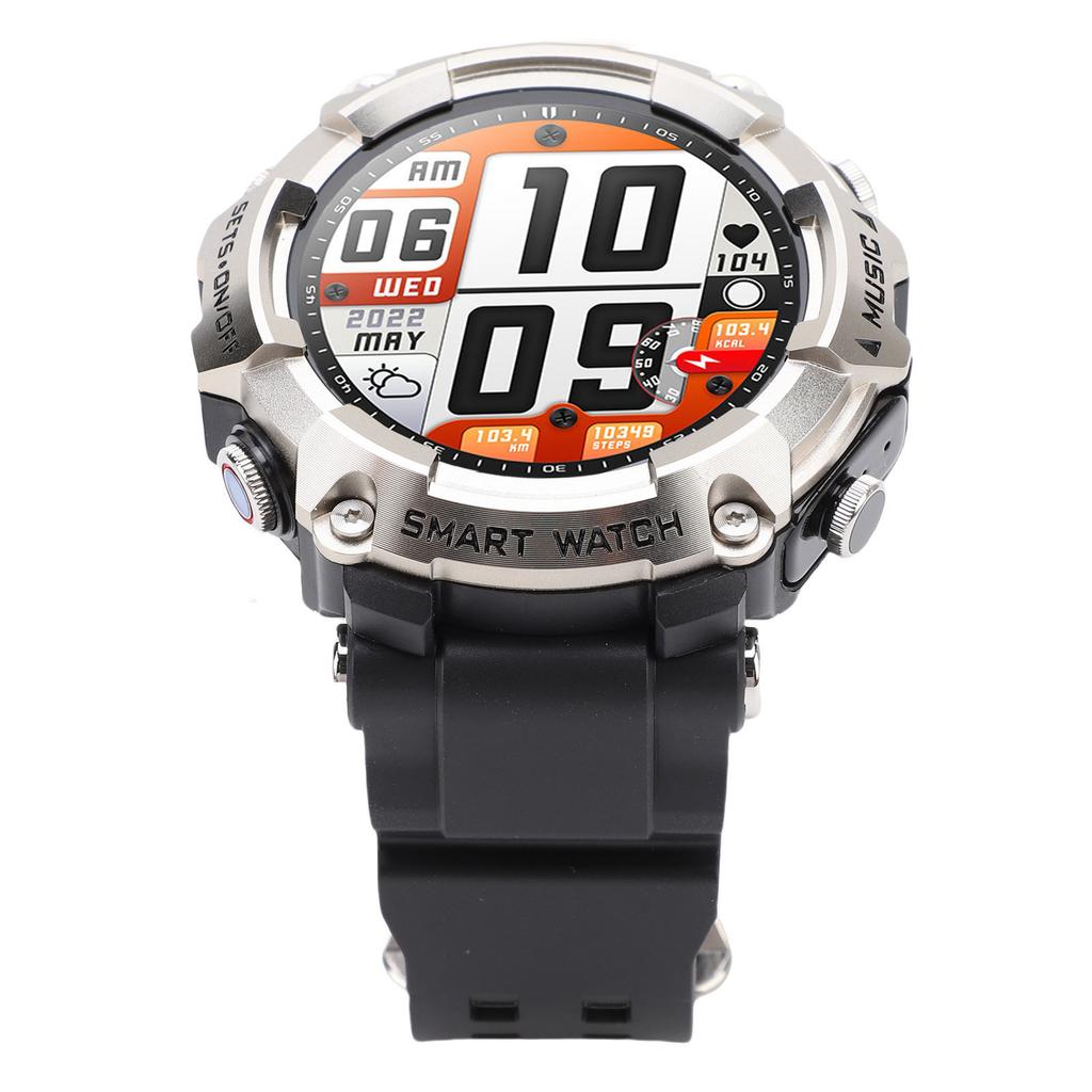 2 In 1 Smart Watch with Wireless Stereo Earbuds 1.52 Inch Screen NFC Fitness Tracker Smartwatch MP3 Music Recording