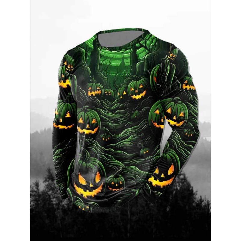 3D Printed Lion Pattern Men's T-Shirt Casual Comfortable Long Sleeve Fashion Clothing