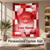 Tapestry Custom Name Text, Wall Hanging Tapestry Home Room DecorAberdeen FC