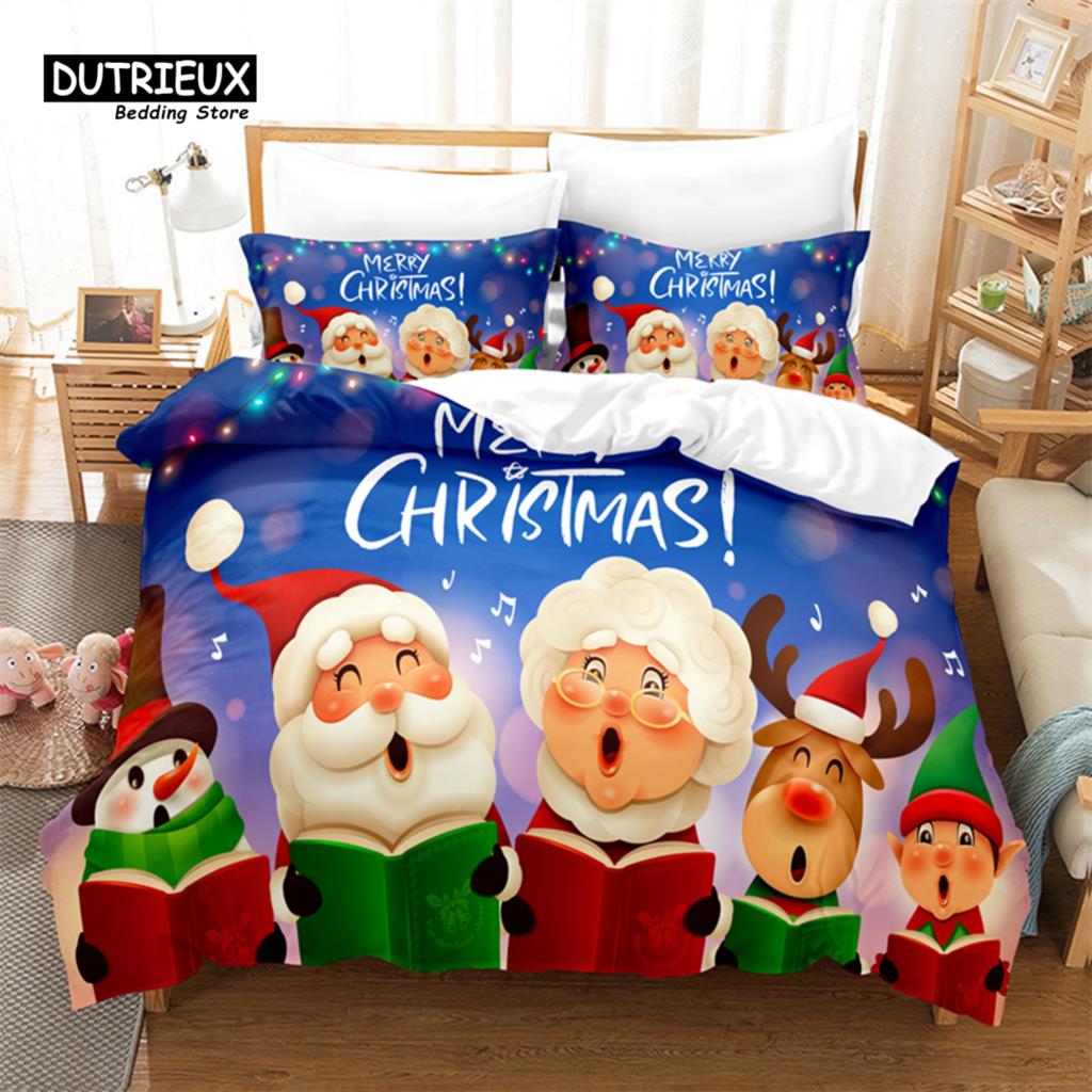 Digital Printing Bedding Set, Duvet Cover Set, 3D Bedding, Linen, Queen Size, Fashion Design