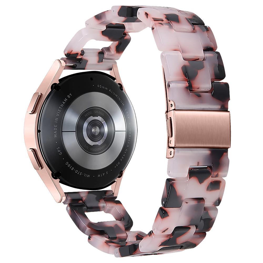 For Garmin Forerunner 245/245 Music Fashion D-Shape Resin Strap Bracelet Watchband