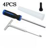 Car Tire Valve Stem Repair Tool Kit Auto Valve Core Remover Installer Tire Valve Nozzle Disassembly Maintenance Tools Set