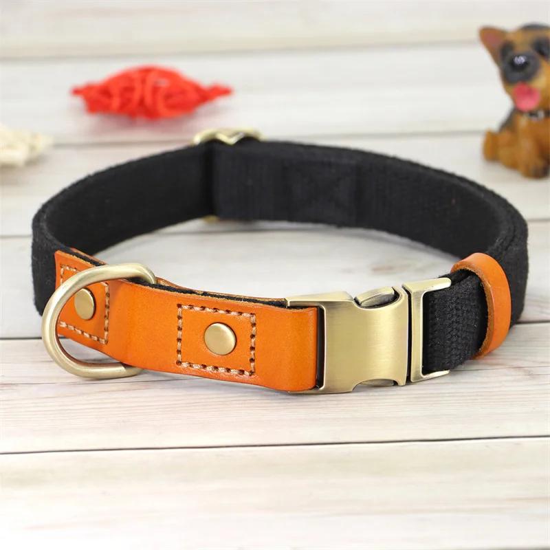 

Nylon Custom Dog Puppy Collar Leash Set Personalized Genuine Pet Small To Medium Sized Dogs Accessories Collars Pet Products S