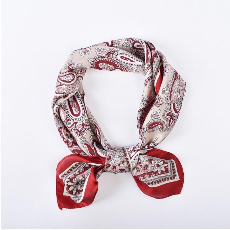 Small square scarf silk scarf men's neck protection scarf professional wear with shirt thin scarf 70x70 scarf