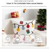 1PC Pillow Cover For Living Room Cushion Cover 45*45cm Cartoon Printed Embroidered Elk Snowman Bedroom Couch Sofa