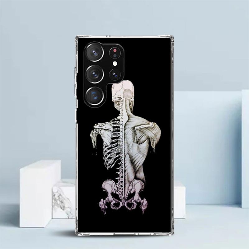 Autumu X Ray Hand Bones Soft Cover for Samsung Galaxy S25 Edge S26 S24 S23 Ultra Phone Case S22 S21 Plus S20 FE Print Pattern Sh