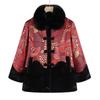 Elderly Women's Faux Fur Lined Winter Jacket