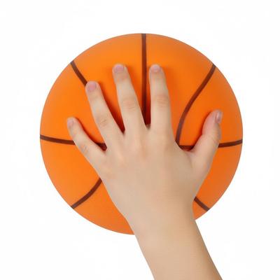 Kids' Indoor Silent Basketball Ball - Soft Sponge Elastic Toy for Training and Play
