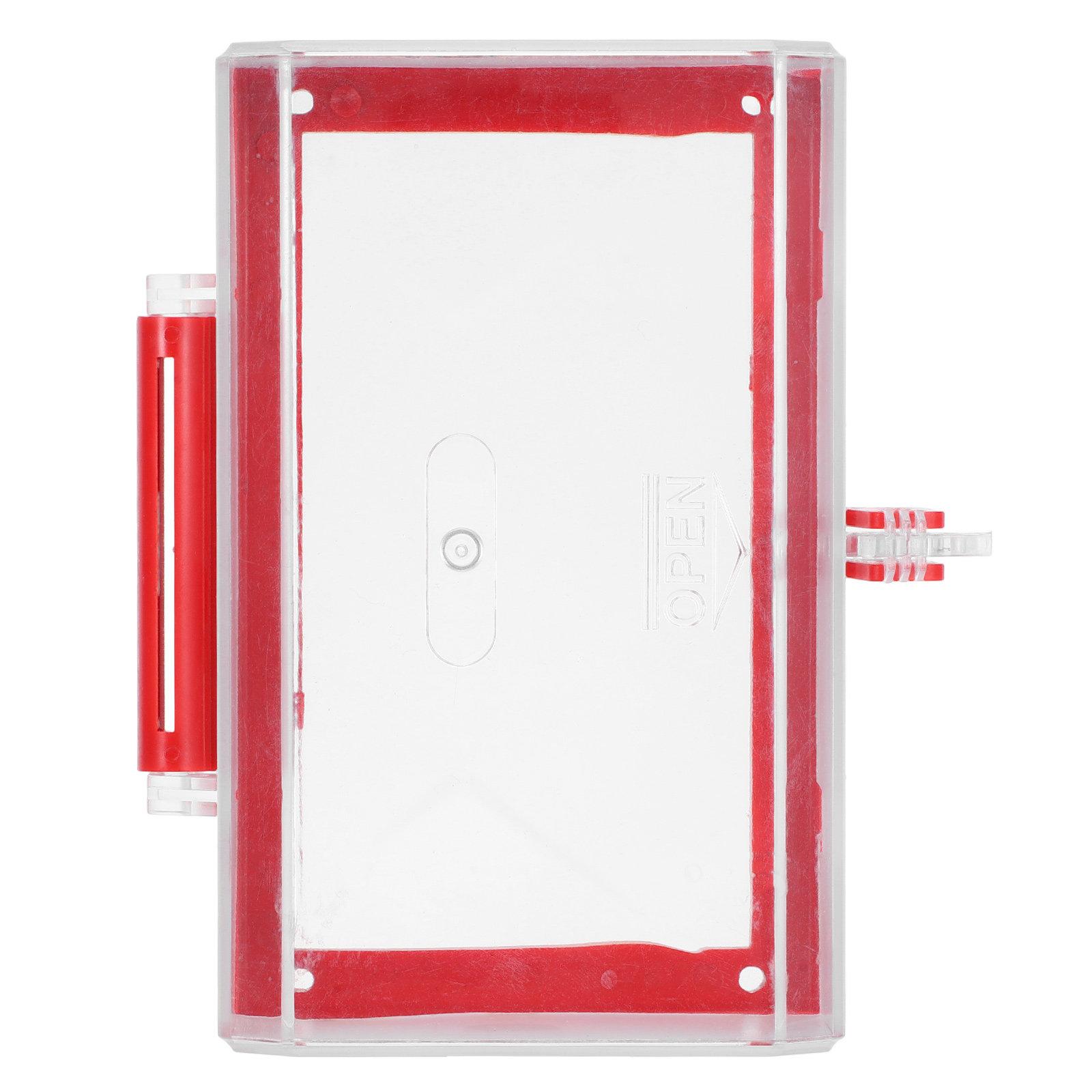 

Transparent Emergency Stop Button Cover Lockout Push Button Safety Protector for Electrical Switches Rapid Power Cutoff other