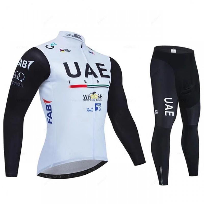 Kinder Winter Fleece Fahrradtrikot Set Langarm Thermisches Fahrrad Outfit Straßen- und Bergfahren