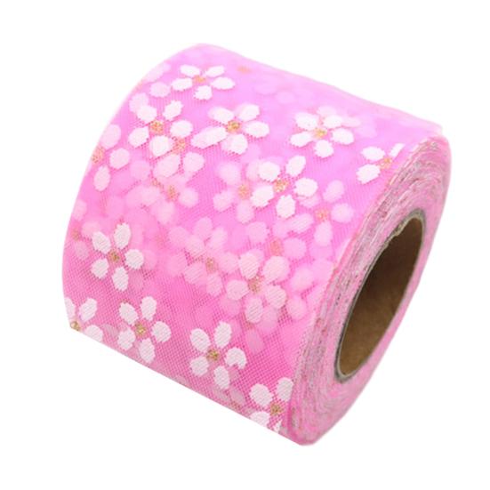 1 role 25 yardů, užitečná, měkká, kompaktní kytice, stuha, baletní akty, ručně vyráběná, hladká krajka, šifon pro domácnost