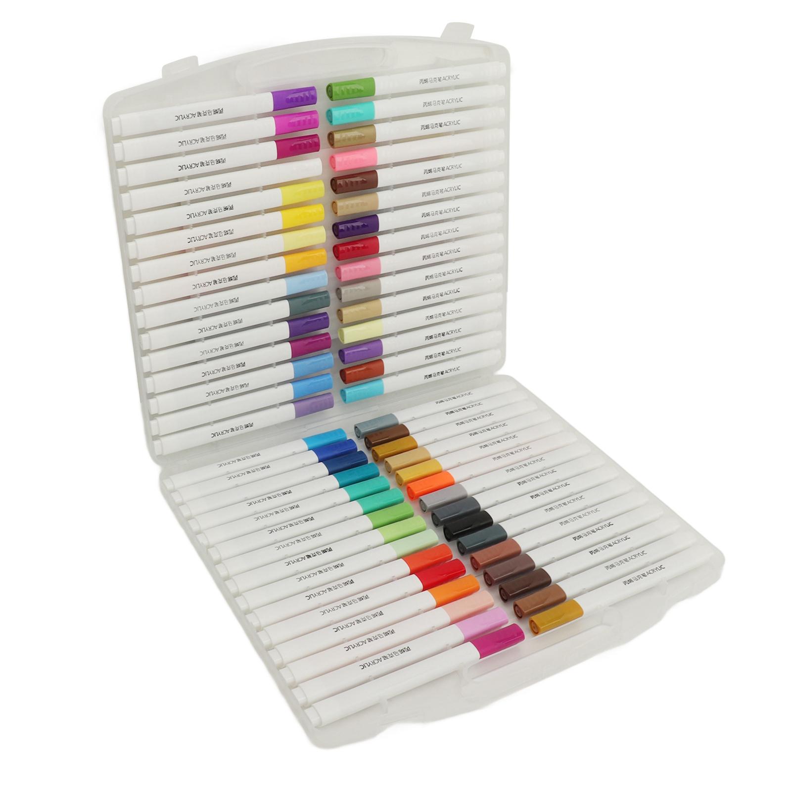 

60 Цветов Акриловые Маркеры Быстросохнущие Водостойкие Акриловые Ручки для Бумаги Стекла Керамики Пластика