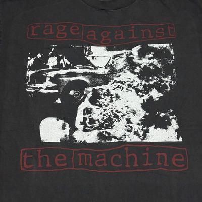 Rage Against The Machine Vintage RATM L Μπλούζα Σπάνια Μονόραφη REPRINT