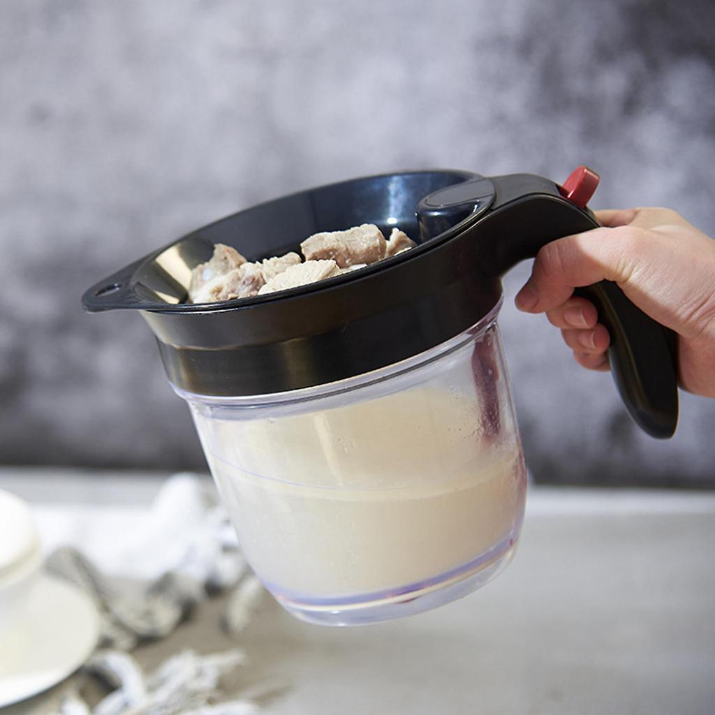 Large Capacity Oil Separator Bowl Efficient Fast Oil Removing Cup for Soups