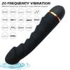 20 modalità vibratore morbido silicone dildo pene realistico forte motore G-spot stimolatore clitorideo masturbatore femminile giocattoli adulti del sesso