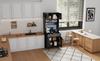 180 Cm Kitchen Cabinet, Tall Cabinet with LED, Kitchen Shelf with Socket, Spice Rack and Large Drawer for Kitchen, Dining Room & Living Room
