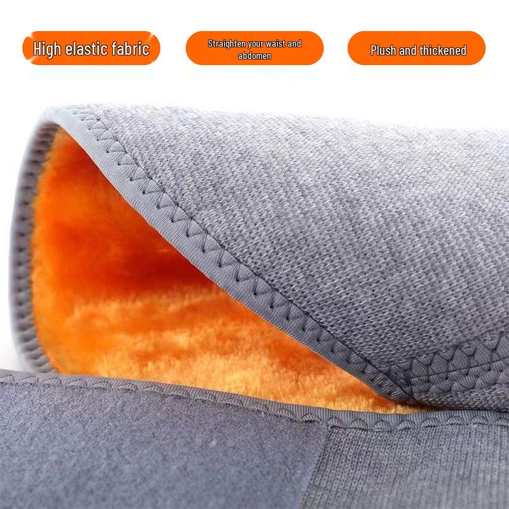 Bamboo Charcoal Velvet Waist Support Belt - Warmth and Cold Protection for Abdomen