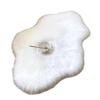 Plush Faux Wool Cloud Carpet Mat for Bedroom, Living Room, or Bay Window - Machine Washable