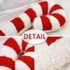Christmas Candy Cane Pillow Decorative Sofa Pillow Plush Cushion Christmas Decorations Lollipop Design Cute Plush Throw Pillow