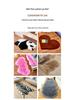 Plush Faux Rabbit Fur Carpet & Mat for Bedroom, Bay Window, Balcony, or Bedside - Short Pile.