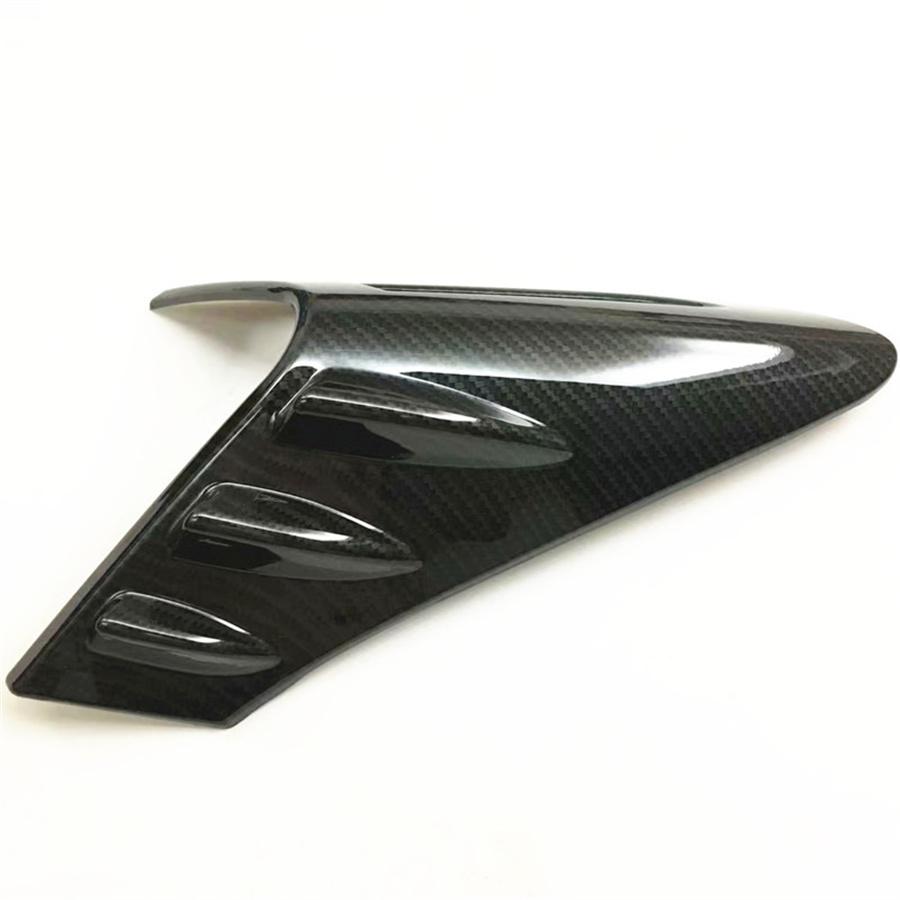 Carbon Fiber Style Rear Back Lamp Tail Light Cover Trim for Fit Toyota CHR C-HR 2016-2018