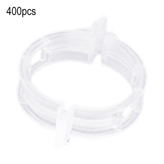 100/200/300/400/500Pcs Garden Plant Support Clips Grape Tomato Ties Vegetable Vine Stem Fixing Clip Cucumber Flower Squash Vine