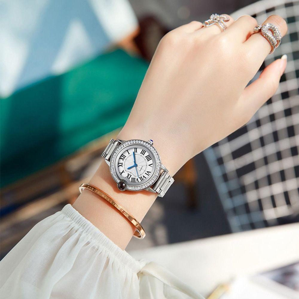Elegant Women's Wrist Watch Retro Quartz Wristwatch Ladies Business Watches  Women Gift