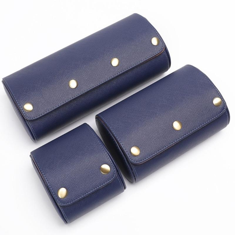 Watch Container Leather Watches Protective Box Stylish Wristwatch Display Case Holder Elegant Jewelry Container