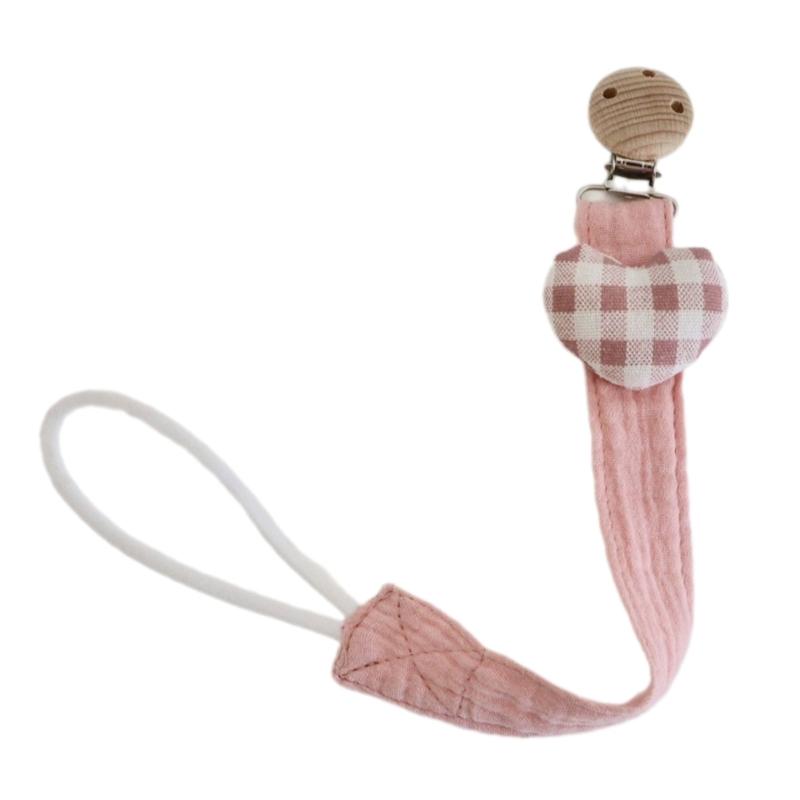 Infant Soother Holder Lovely Designs Secure Not Drop Chain Safe & Not Toxic Toddler Pacifier Leash Comfortable Touch